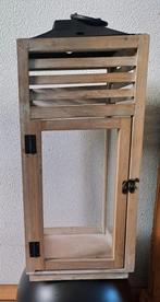 White wash houten Lantaarn Nieuw Campo - Verde, 50 tot 75 cm, Nieuw, Ophalen of Verzenden, Crème