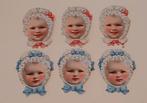 Antieke Poesieplaatjes Babyhoofdjes, Ophalen of Verzenden
