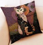 Nieuw, kussenhoezen, 45-45 cm. Poes, paars, ect., Ophalen of Verzenden, Nieuw, Overige kleuren, Vierkant