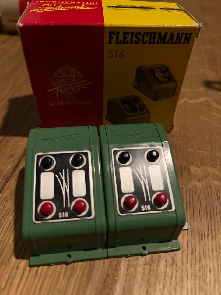Fleischmann 516 Wisselbediening, Hobby en Vrije tijd, Modeltreinen | H0, Gebruikt, Overige typen, Gelijkstroom, Fleischmann, Analoog