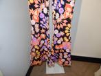Stieglitz flared broek kleurrijke retro bloemen print ZGAN x, Kleding | Dames, Broeken en Pantalons, Overige kleuren, Verzenden
