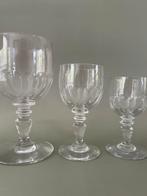 19e eeuwse facetgeslepen Baccarat glazen op baluster, Ophalen
