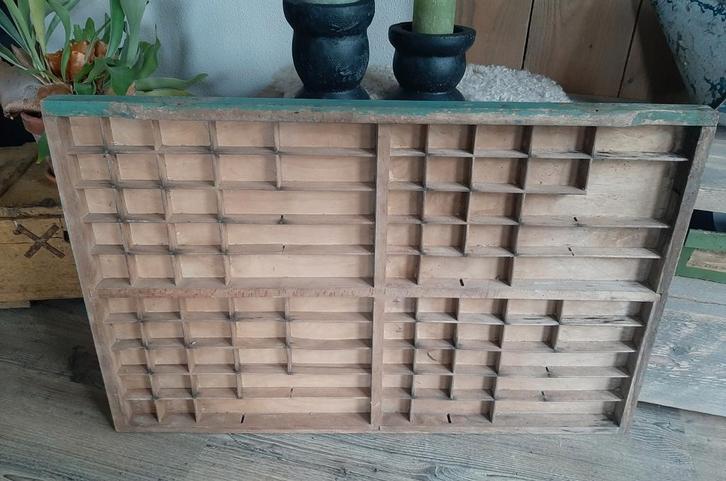 Oude letterbak, Antiek en Kunst, Curiosa en Brocante, Ophalen