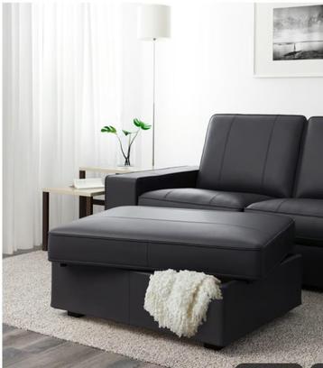 1x Lederen bank IKEA Kivik Grann/Bomstad zwart - afbeelding 6