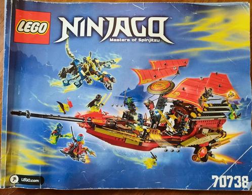 Lego Ninjago Last flight of Destiny's Bounty nr 70738, Kinderen en Baby's, Speelgoed | Duplo en Lego, Gebruikt, Lego, Complete set