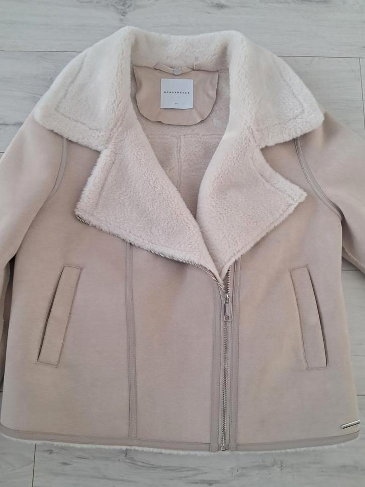 Rino & Pelle jas Fake Suede Nieuw maat 40, Kleding | Dames, Jassen | Winter, Nieuw, Maat 38/40 (M), Beige, Ophalen of Verzenden