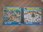 2 That's Life puzzels van 1000 stukjes, Ophalen of Verzenden, 500 t/m 1500 stukjes, Zo goed als nieuw, Legpuzzel
