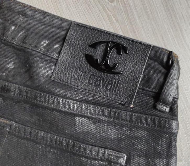 JUST CAVALLI Zwarte Stretch-Jeans maat 28/42, Kleding | Dames, Spijkerbroeken en Jeans, Zo goed als nieuw, W28 - W29 (confectie 36)