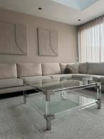Eichholtz salontafel royalton zilver, Huis en Inrichting, Tafels | Salontafels, Ophalen, 100 tot 150 cm, Vierkant, 50 tot 100 cm