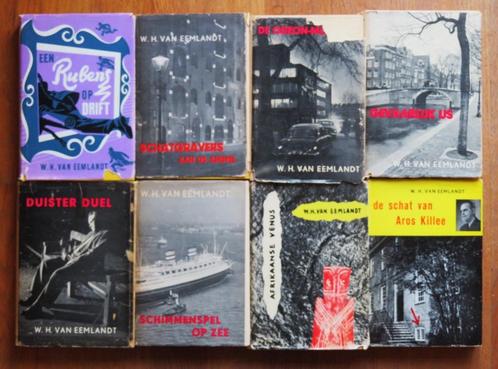 Nog 5x W.H. van Eemlandt ( 1e druk met stofomslag ), Boeken, Detectives, Gelezen, Ophalen of Verzenden