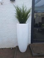 Bloempot met kunstplant - 190cm hoog, Ophalen, Kunststof, Gebruikt, 40 cm of meer