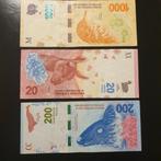 Bankbiljetten Argentinië 1220 pesos set, Setje, Ophalen of Verzenden, Zuid-Amerika