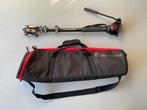 Manfrotto Video Mono statief + Manfrotto stevige draagtas, Eenpoot, Ophalen of Verzenden, Zo goed als nieuw, 175 cm of meer