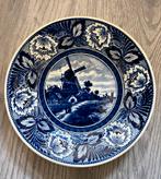 Delfts Blauw Bord - Molen Voorstelling, Antiek en Kunst, Ophalen of Verzenden