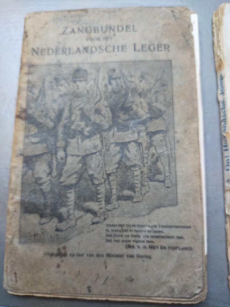 Zangbundel Nederlandsche Leger - Voor 1940, Ophalen of Verzenden
