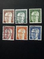 Duitsland BRD kopjes Gustav Heinemann 1971 gestempeld, Ophalen of Verzenden, BRD, Gestempeld