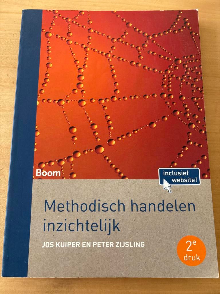 Methodisch handelen inzichtelijk - Jos Kuiper, Boeken, Studieboeken en Cursussen, Ophalen of Verzenden, Zo goed als nieuw, HBO