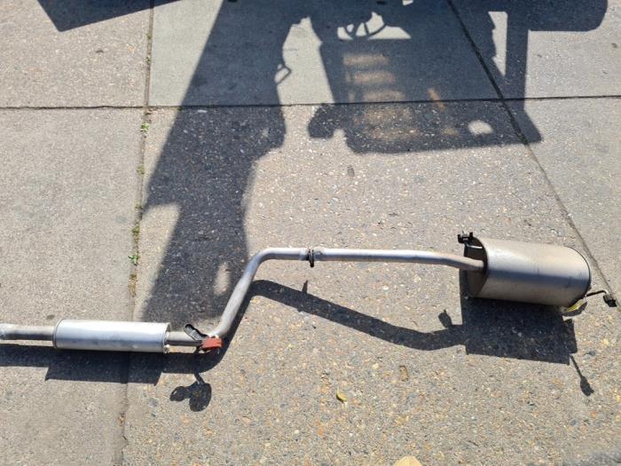 Uitlaat (compleet) van een Volkswagen Caddy, Auto-onderdelen, Uitlaatsystemen, Volkswagen, Gebruikt, 3 maanden garantie