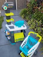 Smoby Winkel met Winkelwagen, Ophalen, Zo goed als nieuw, Kunststof, Speelkeuken-accessoire