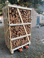 Topkwaliteit brandhout - Direct te stoken, Minder dan 3 m³, Ophalen of Verzenden, Eikenhout, Blokken