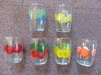 glaasjes jaren 70 fruitglas, Verzamelen, Ophalen of Verzenden, Zo goed als nieuw, Frisdrankglas