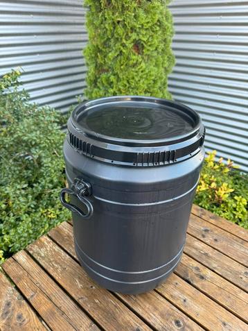  ✅ Curtec 60L wijdhalsvat 2e keus ✅ opslag carbid & voer beschikbaar voor biedingen