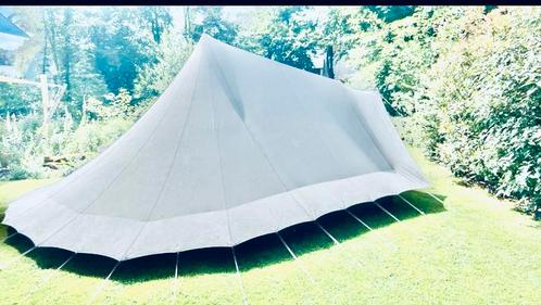 Katoenen (degelijk)tent 4 persoons, Caravans en Kamperen, Tenten, Gebruikt, Ophalen of Verzenden