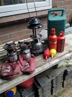 Set Coleman benzine branders plus lamp, Caravans en Kamperen, Kampeeraccessoires, Ophalen, Gebruikt