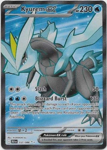 White Flare,  Kyurem [full-art] 157/86 beschikbaar voor biedingen