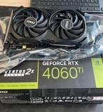 MSI GeForce RTX 4060 Ti VENTUS 2X BLACK 8G OC, Computers en Software, Videokaarten, GDDR6, PCI-Express 4, Ophalen of Verzenden