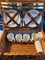 Picknickmand met inhoud - Koeltasjes, Ophalen of Verzenden, Gebruikt