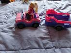 Barbie Evi met Auto met paardentrailer., Ophalen of Verzenden, Barbie