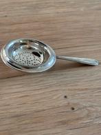Zilveren theezeef met parelrand, Antiek en Kunst, Verzenden, Zilver