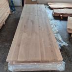 40 mm dik eiken meubelpanelen tafelbladen 300x100cm, Ophalen, Eiken, Zo goed als nieuw, Plank