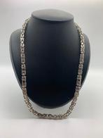 V123 Prachtige zilveren koningsketting 64 x 0,7 cm, Sieraden, Tassen en Uiterlijk, Ophalen of Verzenden, X, Zilver, Zilver