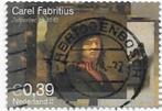 NL € 0,39 zegel Schilderijen van Carel Fabritius 2004, Postzegels en Munten, Postzegels | Nederland, Verzenden, Na 1940, Gestempeld