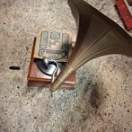 Antieke grammofoon met externe hoorn ca. 1905–1915, Ophalen of Verzenden