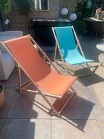 Ikea Strandstoel Inklapbaar - 2 stuks, Ophalen, Zo goed als nieuw, Hout, Inklapbaar