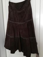 TENDER Lange echt suede rok, Kleding | Dames, Rokken, Verzenden, Maat 42/44 (L), Zo goed als nieuw, TENDER