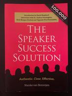 The speaker success solution, Boeken, Psychologie, Verzenden, Nieuw