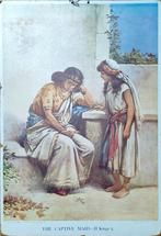 Antieke Bijbelse schoolplaten – Shaw Picture Co. London, Ophalen of Verzenden