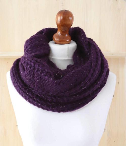 Lus-sjaal, navi/blauw met zilverkleurdraad accent (nieuw), Kleding | Dames, Mutsen, Sjaals en Handschoenen, Nieuw, Sjaal, Ophalen of Verzenden