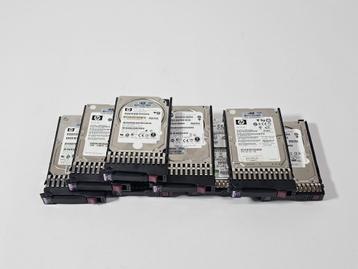 Restpartij: HP Serverschijven - 8x HDD - Totaal 1.4TB opslag beschikbaar voor biedingen