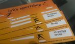 Cadeaubon Ivo’s sportshop €30, Tickets en Kaartjes, Kortingen en Cadeaubonnen, Drie personen of meer, Cadeaubon
