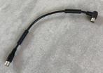 Zo goed als nieuw COAX kabeltje 30 cm zwart Antenne kabel, Ophalen of Verzenden, Zo goed als nieuw, Minder dan 2 meter, Coaxiale kabel