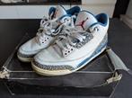 Nike Air Jordan 3 True Blue – origineel – gedragen, Ophalen, Blauw, Sneakers of Gympen, Gedragen