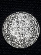 Oude zilveren 10 cent uit 1849 Nederland nummer 2, Postzegels en Munten, Munten | Nederland, Koning Willem III, Zilver, Ophalen of Verzenden