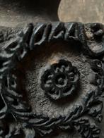 Oude batik stempel hout sober oosters sleets imperfect, Antiek en Kunst, Ophalen of Verzenden