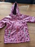 Regenjas met hartjes gevoerd met capuchon maat 110-116, Kinderen en Baby's, Kinderkleding | Maat 110, Ophalen of Verzenden, Zo goed als nieuw