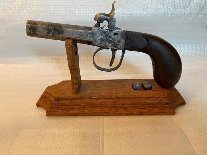 Antiek Percussie Borst Pistooltje, Antiek en Kunst, Antiek | Overige Antiek, Ophalen of Verzenden